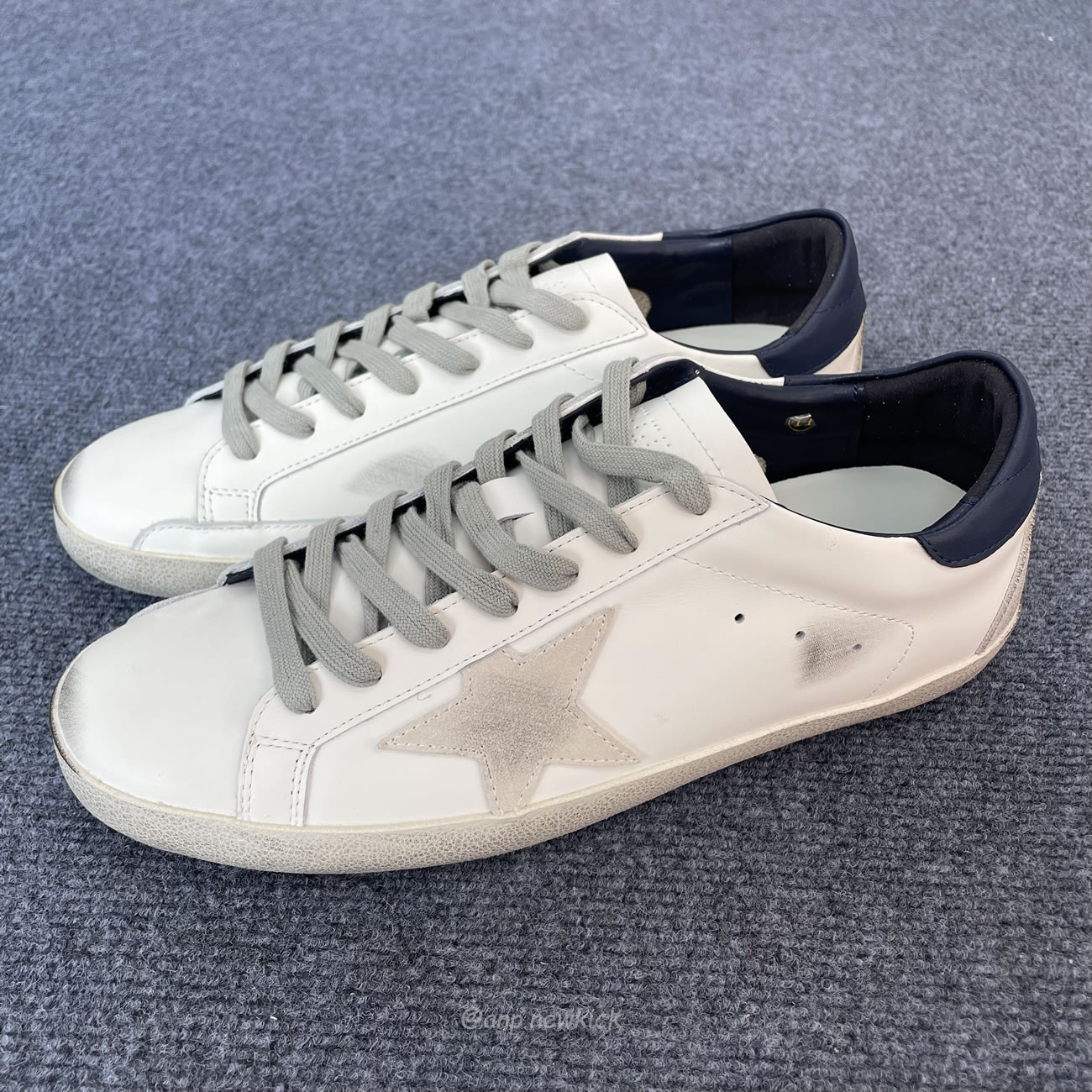 Golden Goose Super Star Gold Star White Blue Black G21d120 G304 (10) - newkick.vip